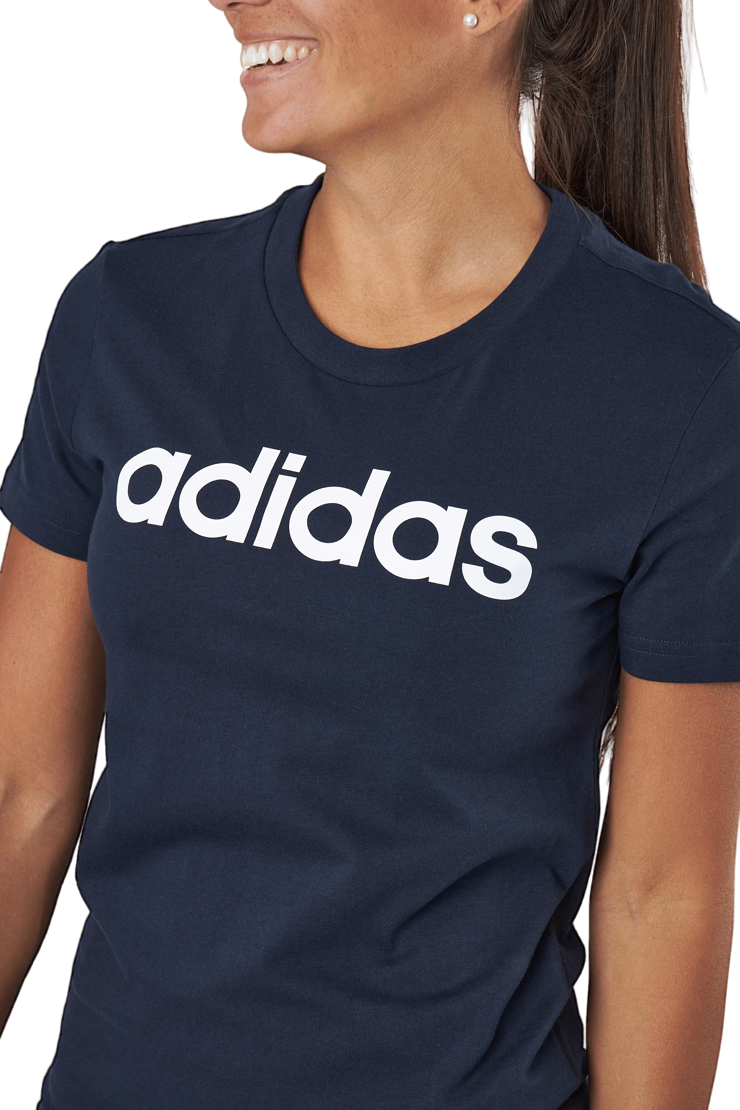 Essentials Slim Logo T-Shirt Legend Ink / White - Bild 4