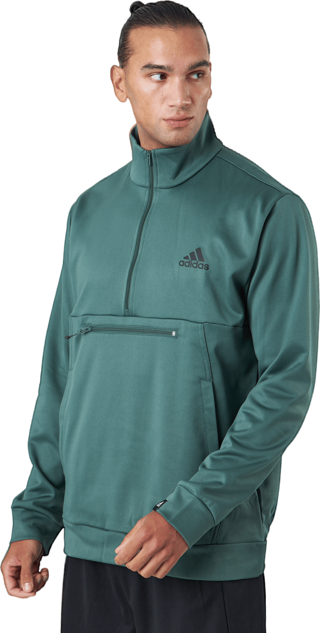 M Gg Sl 1/4 Zip Greoxi/black