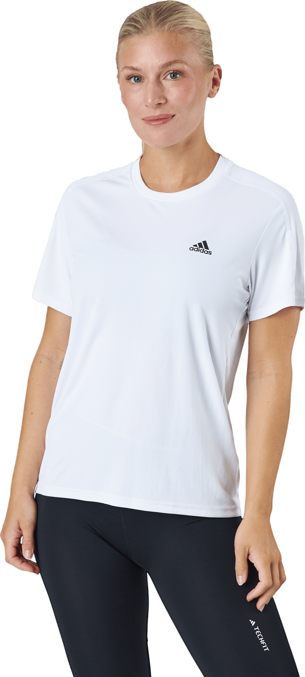 Run It Tee W White, Female, Apparels, T-shirt, Running, White, L