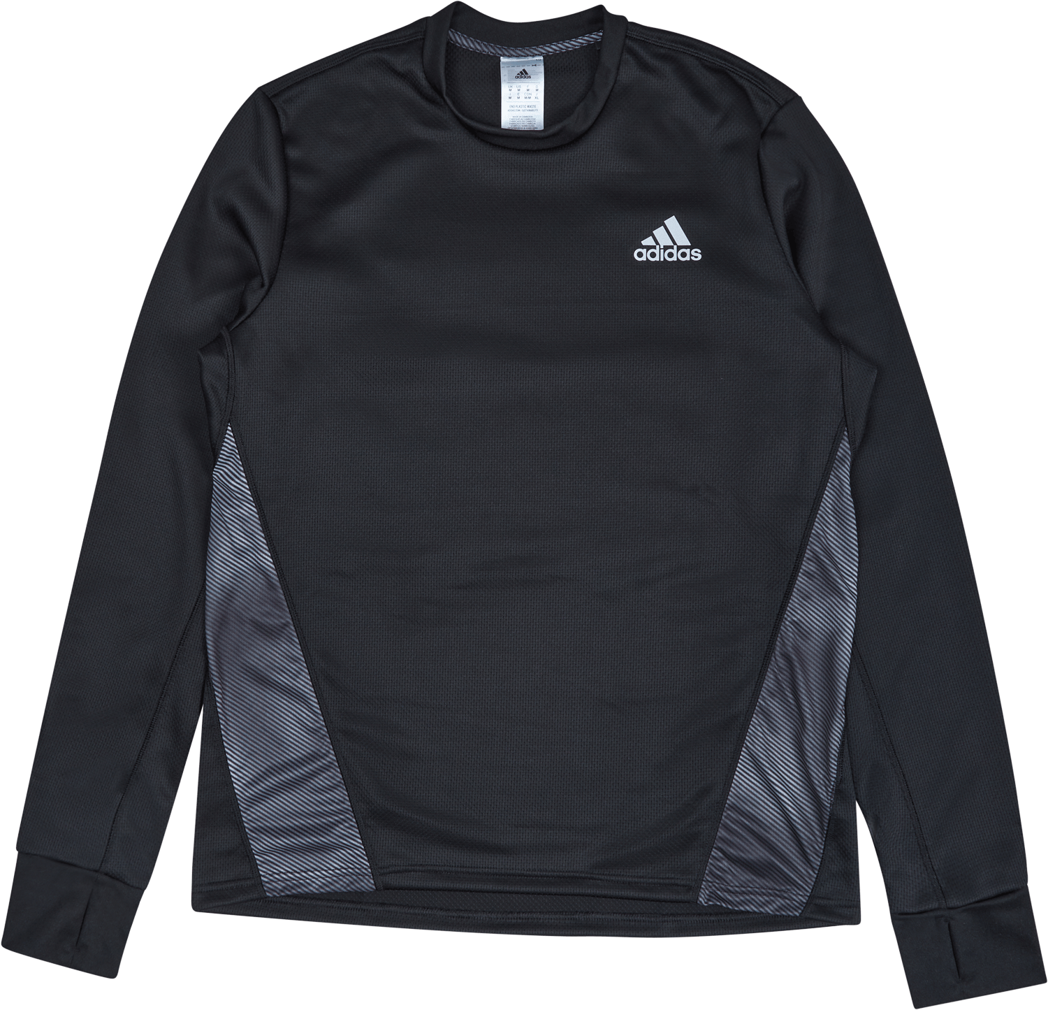 Otr Cb Sweat Black/gresix/gretwo, Male, Apparels, Shirts, Running, L