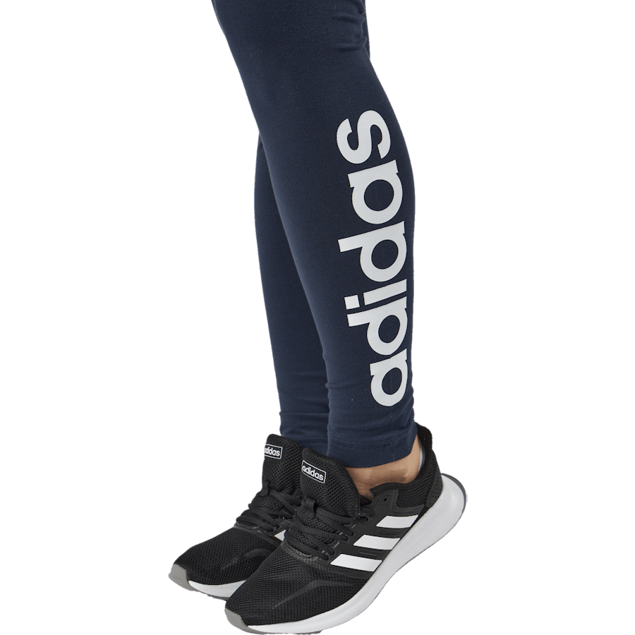 ESSENTIALS HIGH-WAISTED LOGO LEGGINGS Legend Ink / White - Bild 5