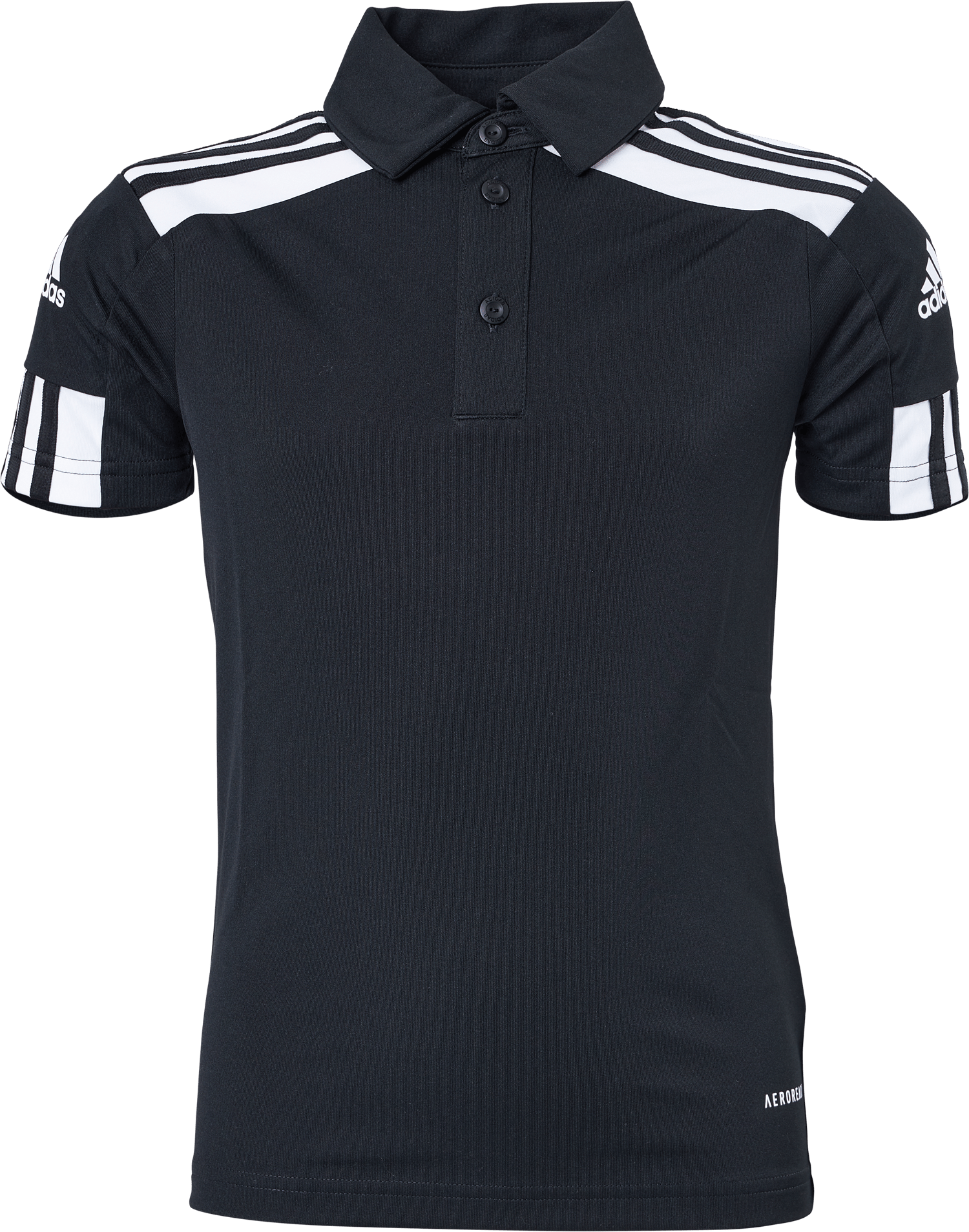 Sq21 Polo Y Black/white, Unisex, Apparels, T-shirt, Soccer, Black, 116