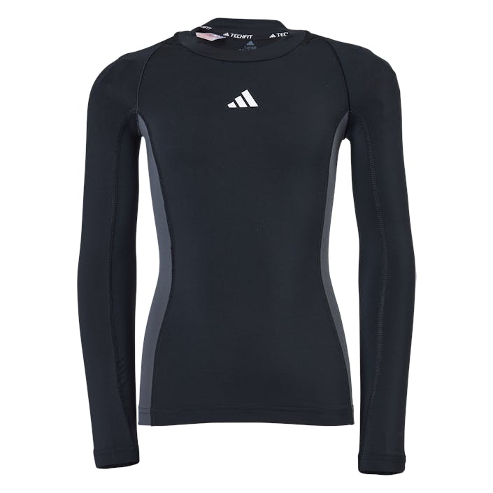 B Tf Ls Tee Black/gresix, Unisex, Kleding, basis lagen, Training, Zwart, 140