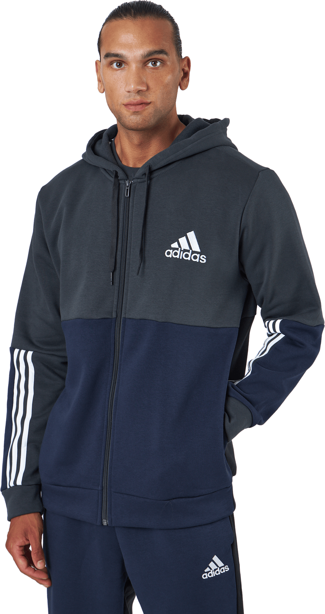 M Cb Fz Hd Carbon/legink, Male, Apparels, Shirts, Blue, L