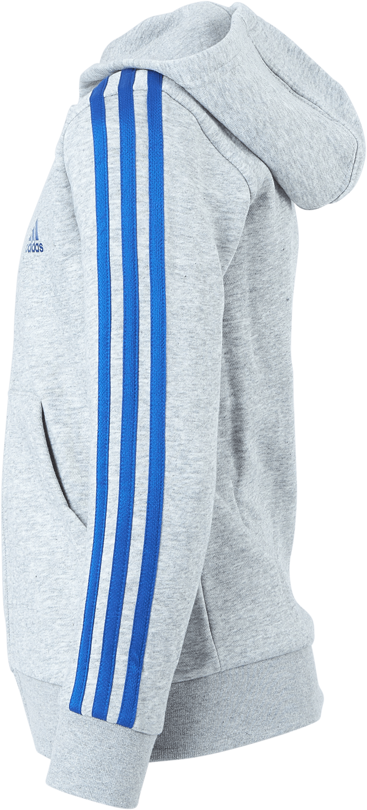 Essentials 3-Stripes Hoodie Medium Grey Heather - Bild 2