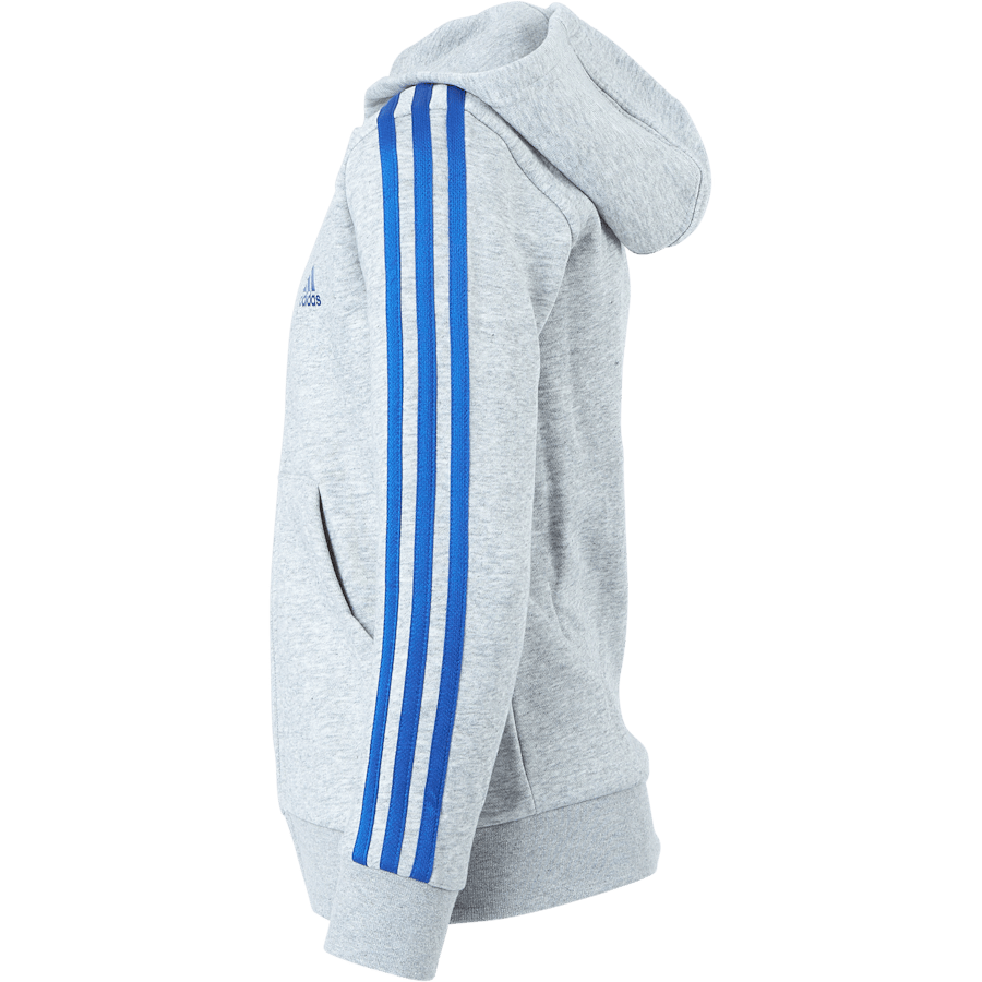 Essentials 3-Stripes Hoodie Medium Grey Heather - Bild 2