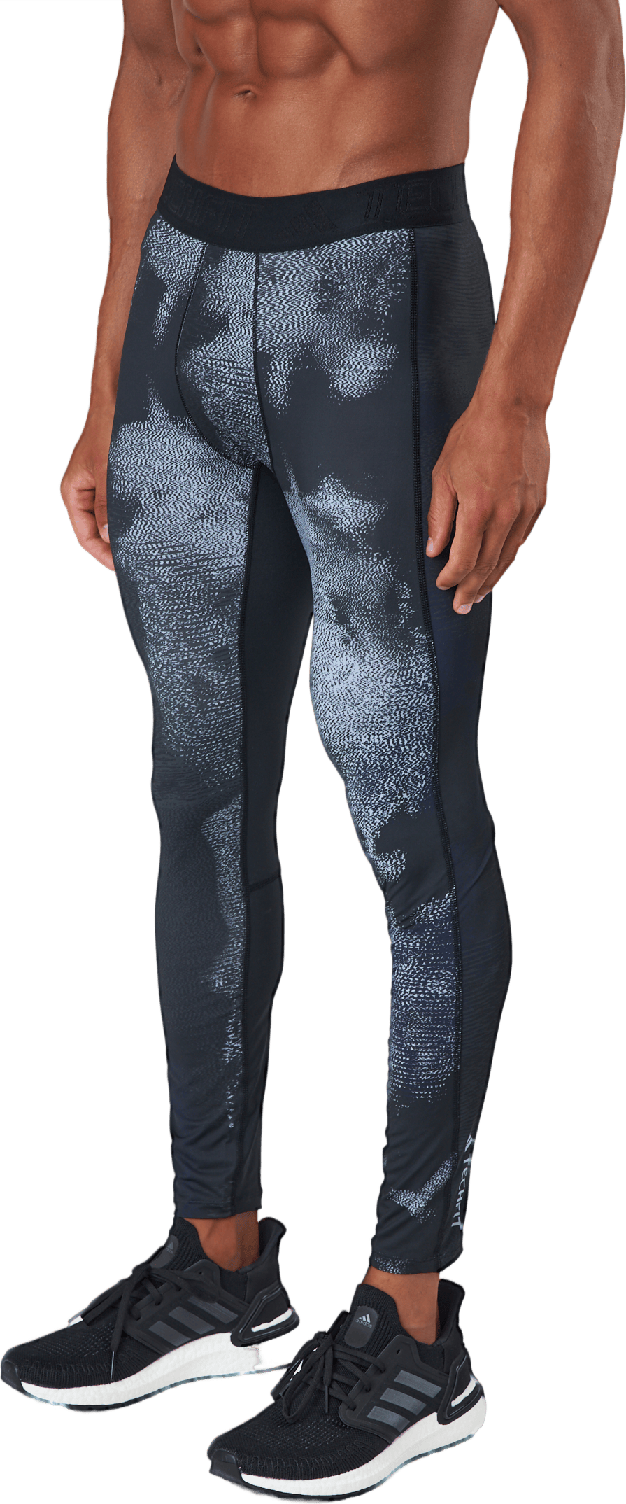 Tf Hi L Tight Multco/halsil/gresix/, Male, Kläder, Byxor, Träning, Svart, XXL