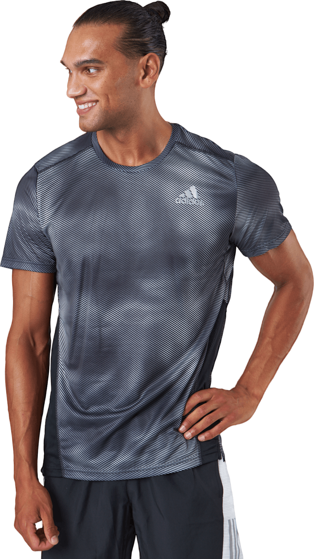 Otr Cb Tee Gresix/gretwo/black, Male, Apparels, T-shirt, Running, XXL