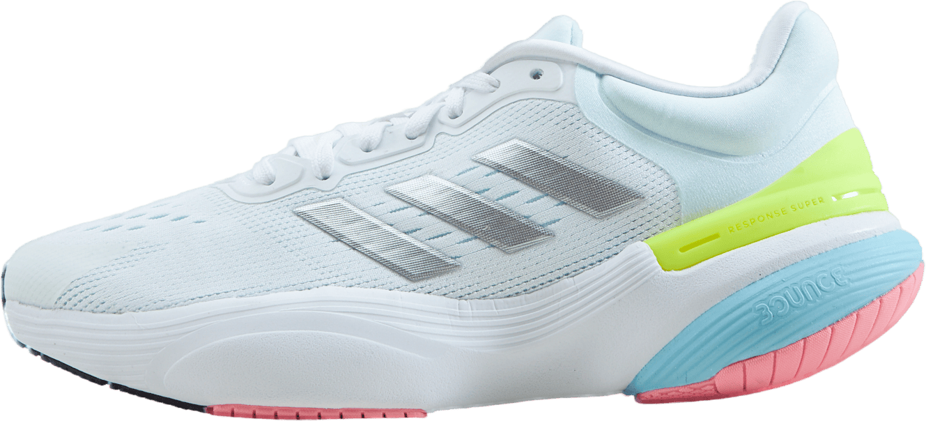 Response Super 3.0 Shoes Cloud White / Matte Silver / Almost Blue, Female, Shoes, Running shoes, sport shoes, Running, White, UK 4,5