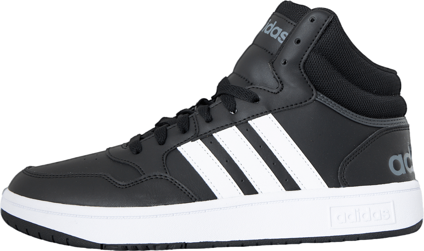 Hoops 3.0 Mid Classic Vintage Shoes Core Black, Male, Skor, Sneakers, Basketboll, Svart, EU 44 2/3