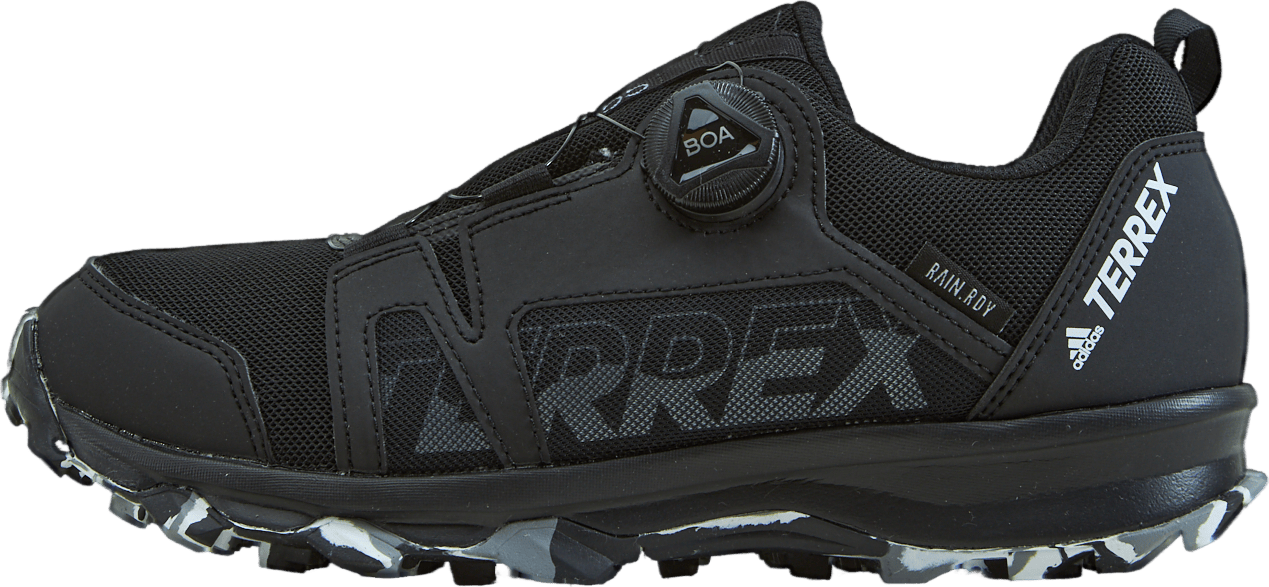 Terrex Agravic Boa RAIN.RDY Hiking Shoes Core Black / Cloud White / Grey Three, Unisex, Skor, vandringsskor, Svart, EU 37 1/3