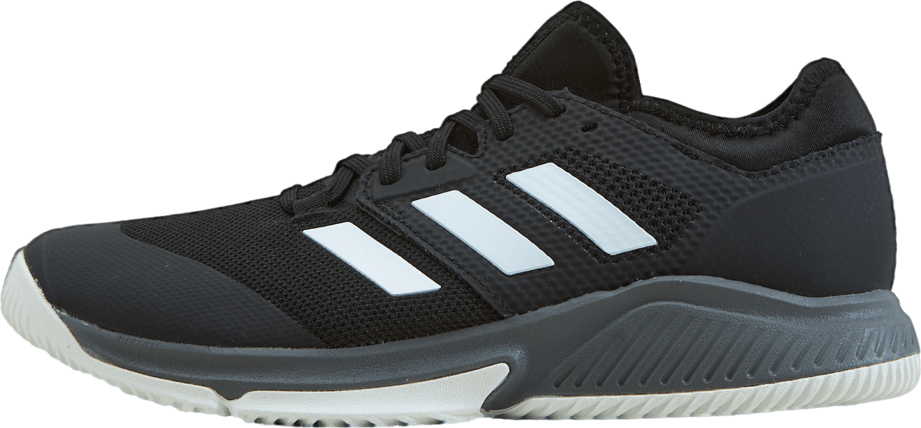 Court Team Bounce M Cblack/ftwwht/grefou, Male, Topánky, Cvičebná obuv, Futbal, Čierna, EU 44 2/3