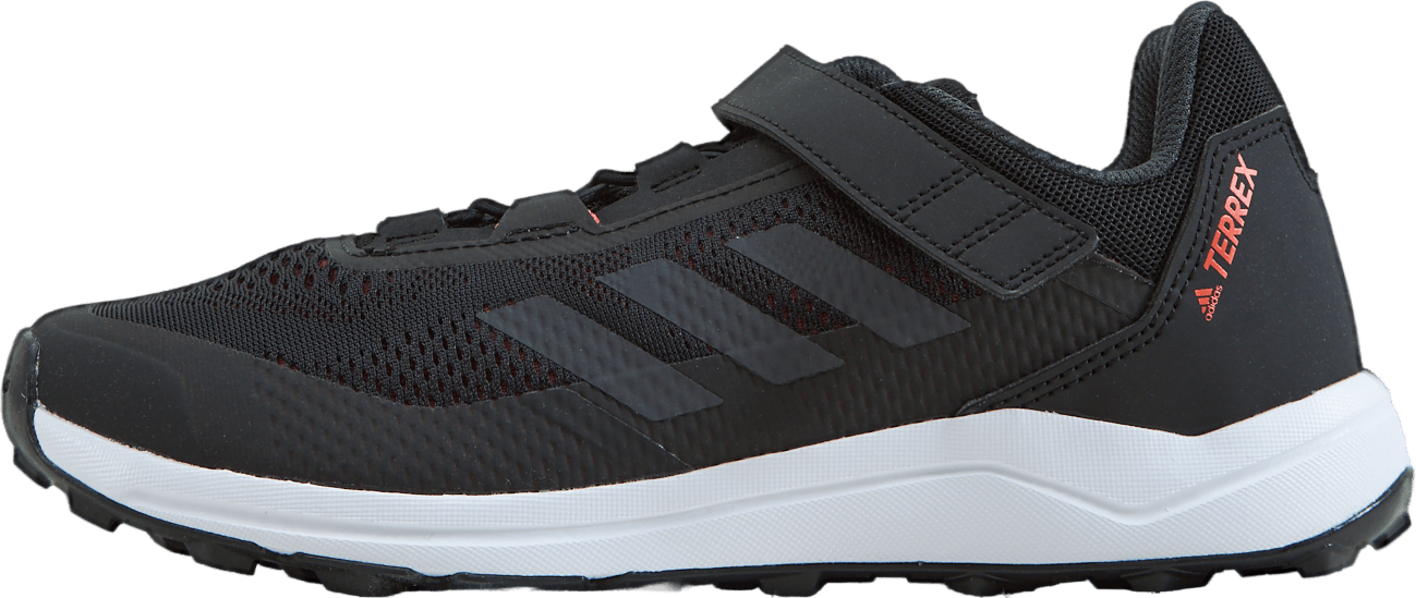 Terrex Agravic Flow Primegreen Trail-Running Shoes Core Black / Dgh Solid Grey / Solar Red, Unisex, Skor, vandringsskor, Svart, EU 38