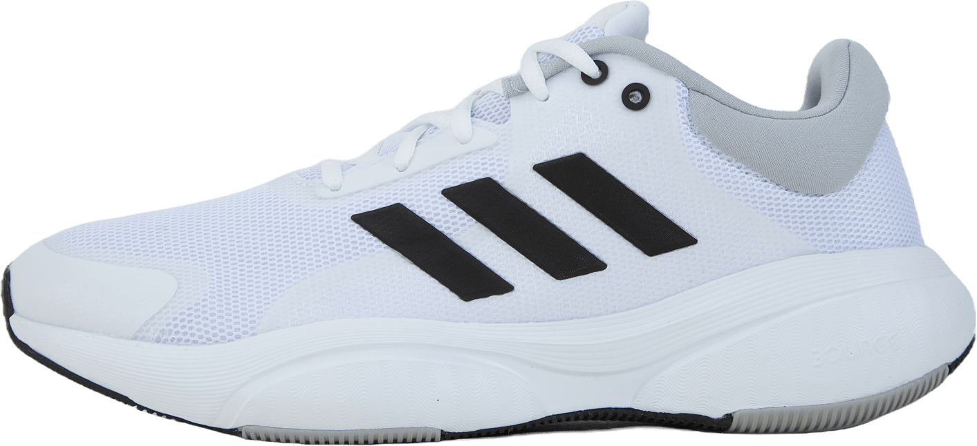 Response Ftwwht/cblack/gretwo, Male, Shoes, Running shoes, Running, White, UK 9