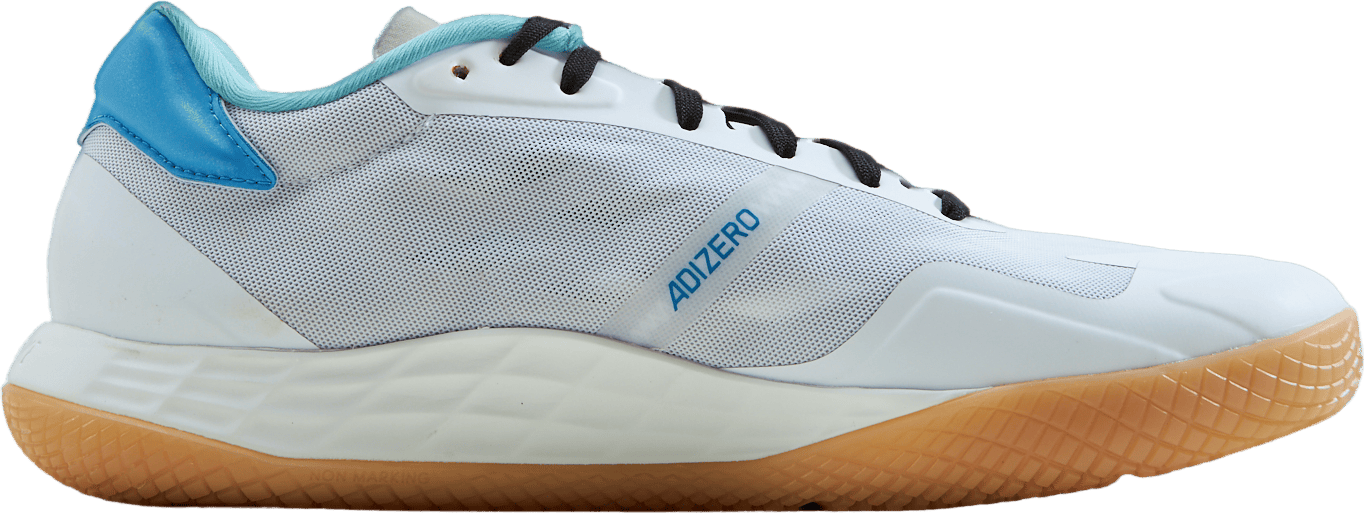 Adizero Fastcourt 1.5 Handball Shoes Cloud White / Core Black / Beam Orange - Bild 3
