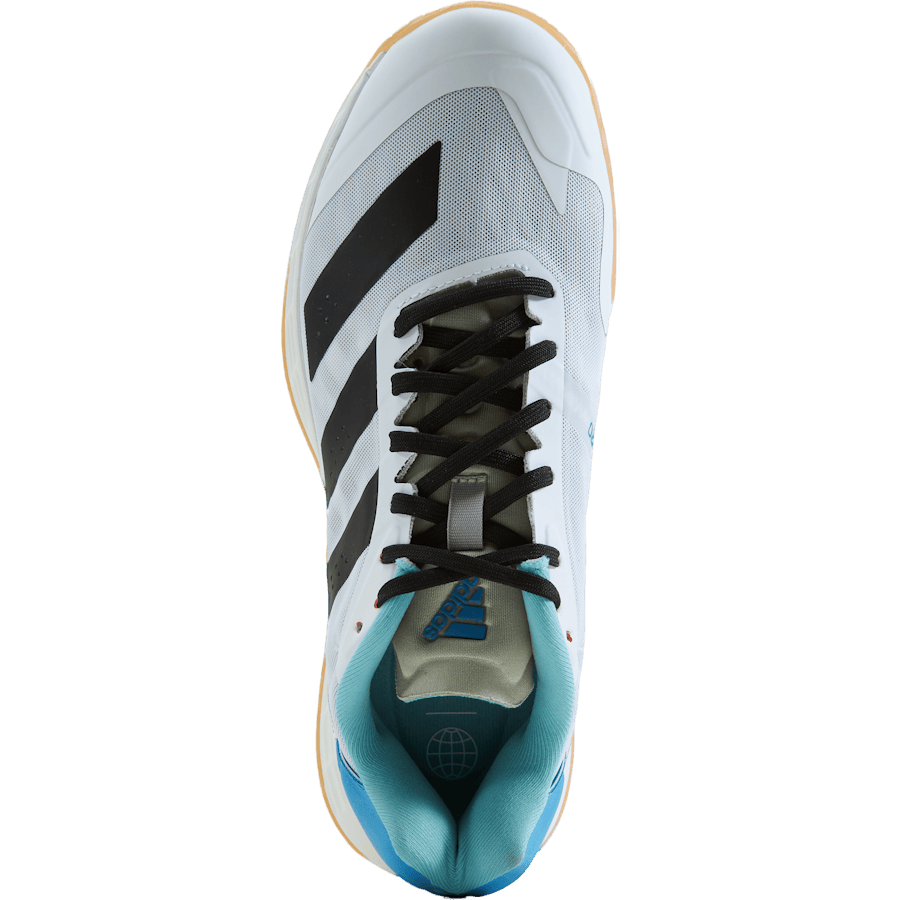 Adizero Fastcourt 1.5 Handball Shoes Cloud White / Core Black / Beam Orange - Bild 5