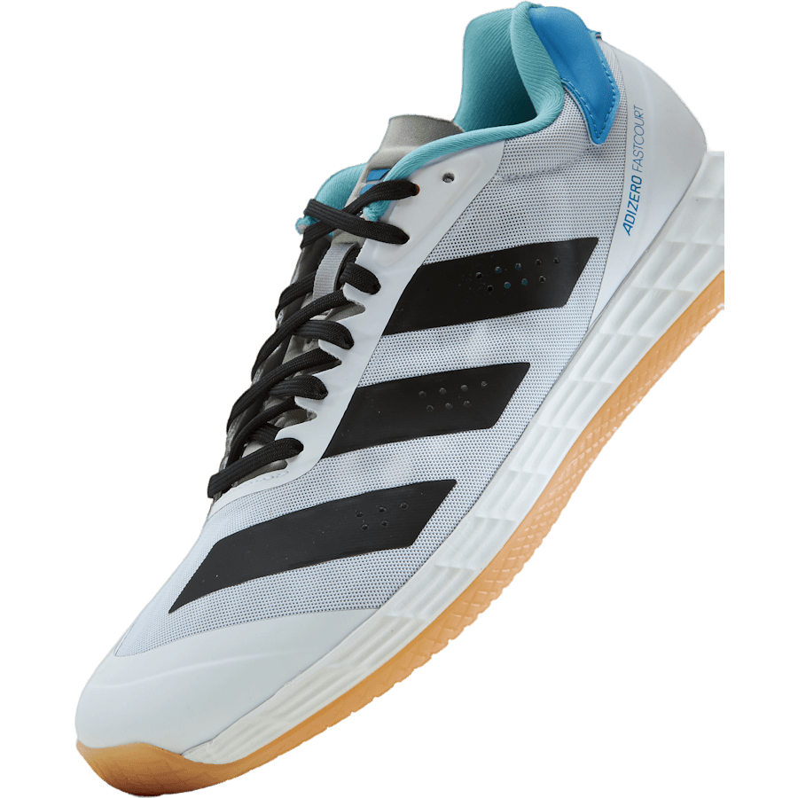 Adizero Fastcourt 1.5 Handball Shoes Cloud White / Core Black / Beam Orange - Bild 6