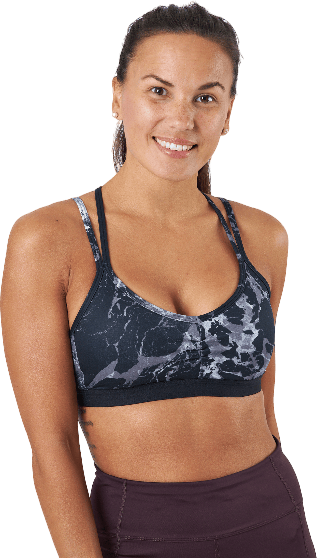 Yo Ess Ls Aop B Black, Female, Kleding, Sport bh, Rennen, L