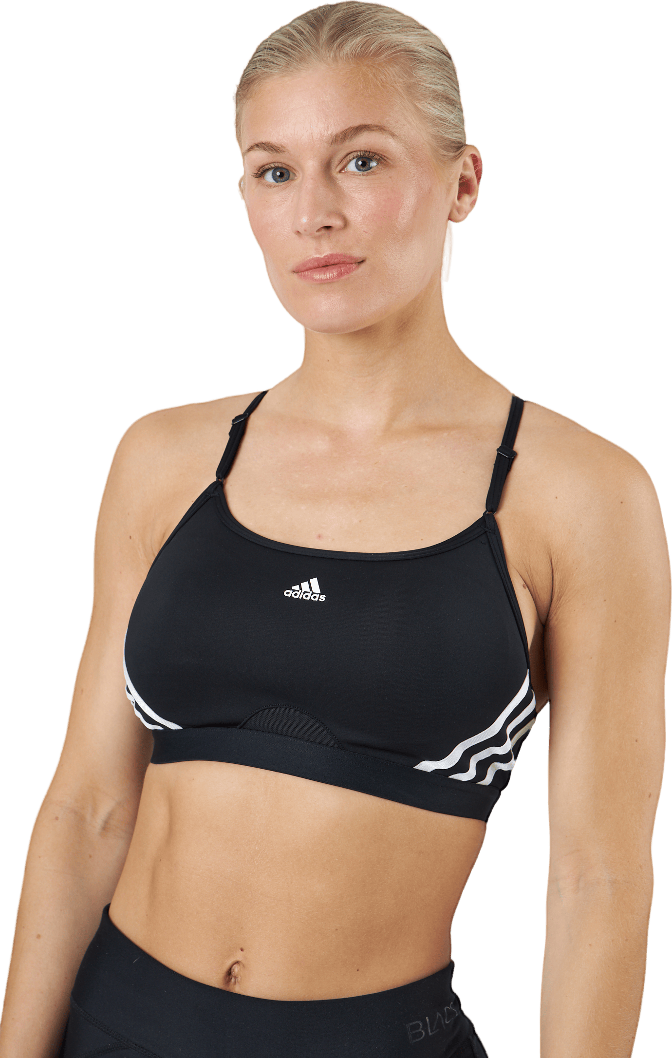 Aer Ls 3s Black/white, Female, Apparels, Sports Bras, Running, Black, M