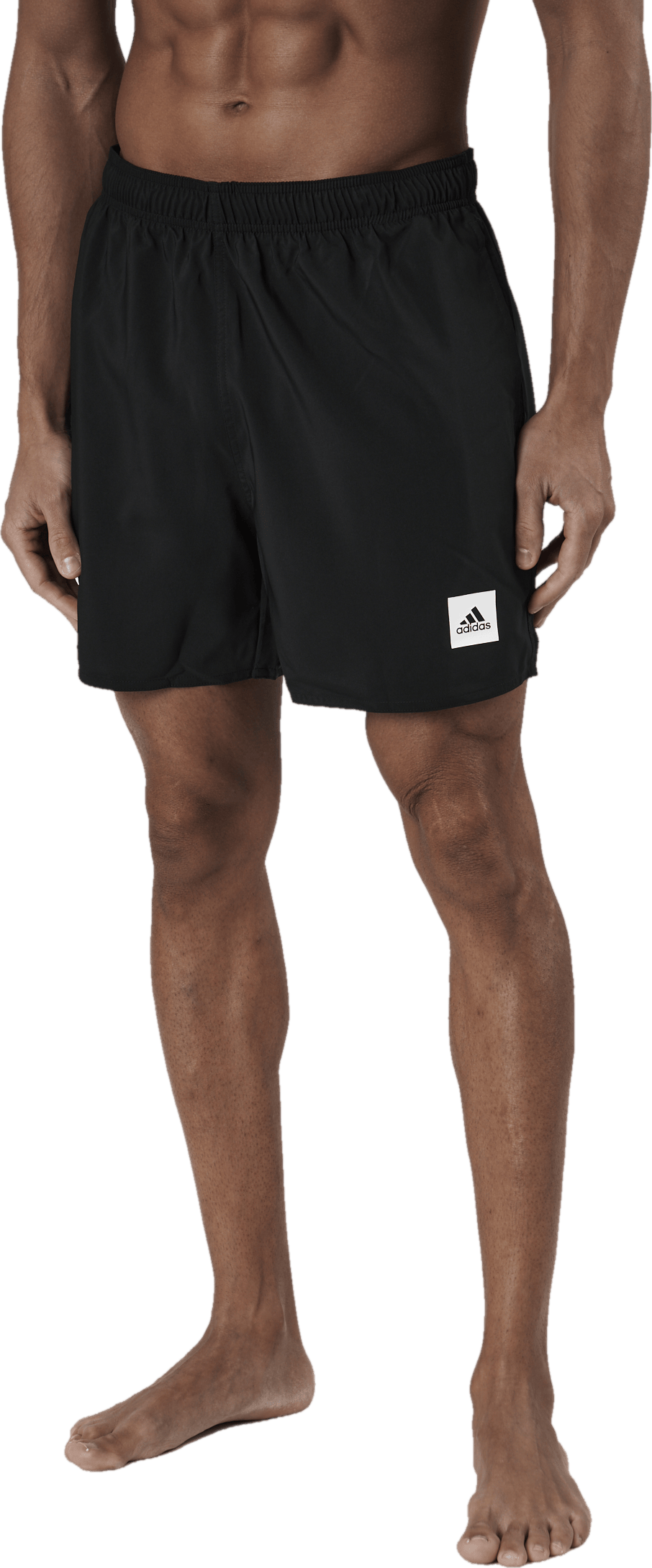 Solid Clx Sh Sl Black, Male, Apparels, Shorts, Swimming, Black, XXL