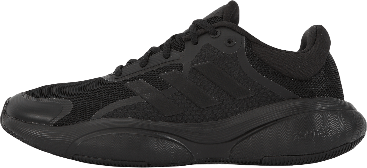 Response Cblack/cblack/cblack, Male, Shoes, Running shoes, Running, Black, UK 8
