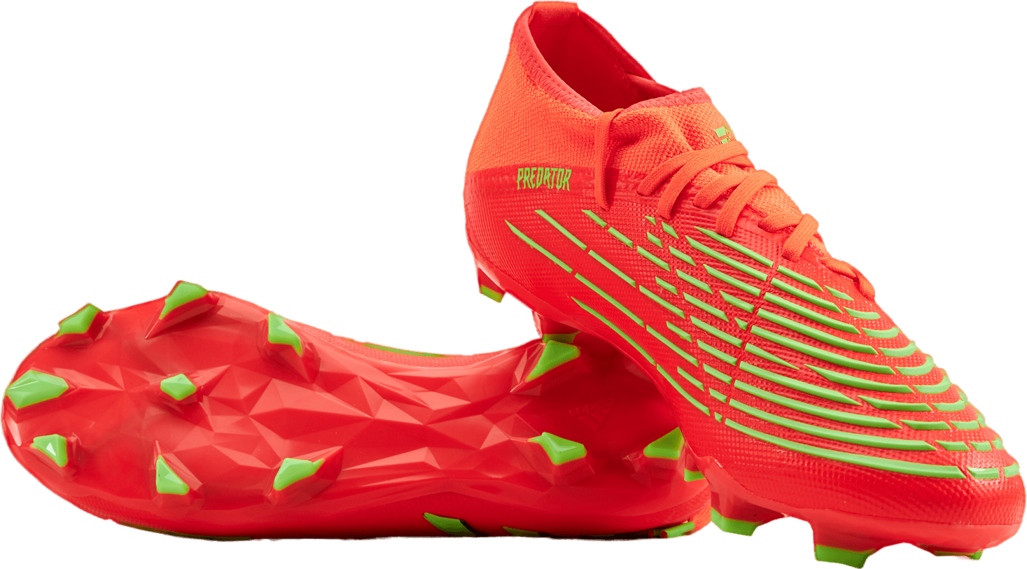 Predator Edge.2 Firm Ground Boots Solar Red / Solar Green / Core Black - Bild 7