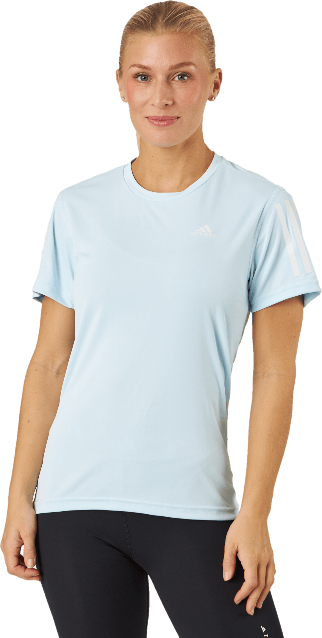 Own The Run Tee Almblu, Female, Odevy, Tričko, Beží, Modrá, XS