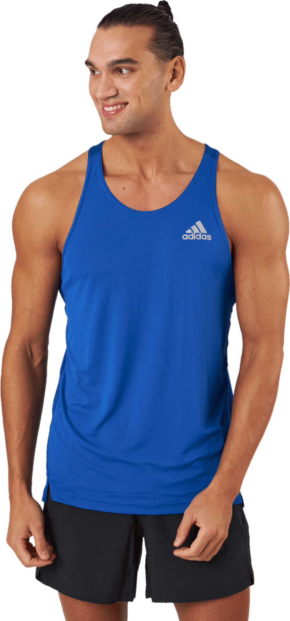 Own The Run Sgl Royblu/refsil, Male, Apparels, Tops, Running, Blue, S