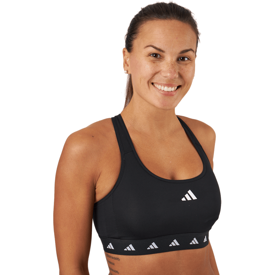 Powerreact Training Medium-Support Techfit Bra Black