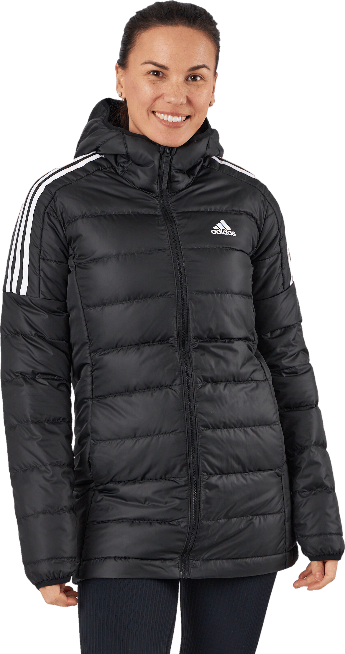 W Ess Down Par Black