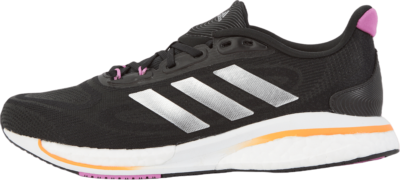 Supernova + W Cblack/silvmt/pullil, Female, Shoes, Running shoes, Running, Black, UK 7,5