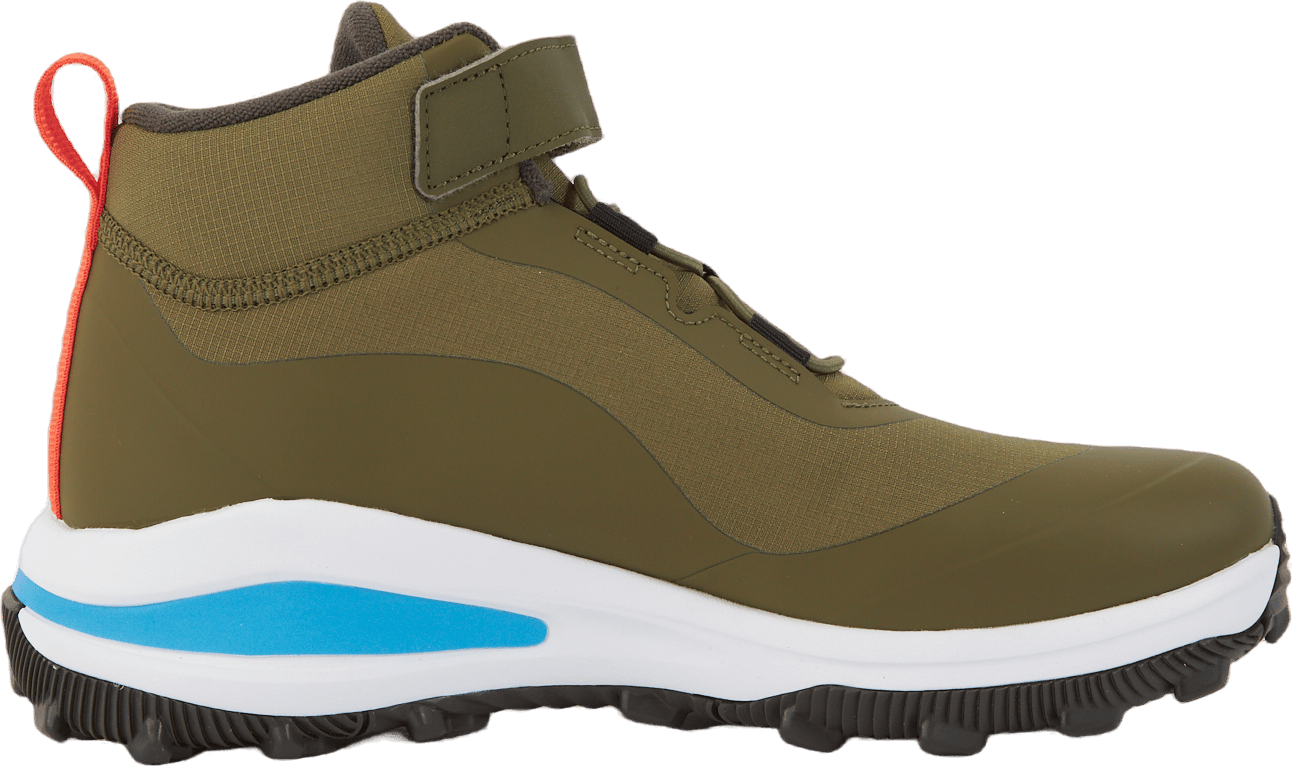 Fortarun All Terrain Cloudfoam Sport Running Elastic Lace and Top Strap Shoes Focus Olive / Pulse Blue / Shadow Olive - Bild 3