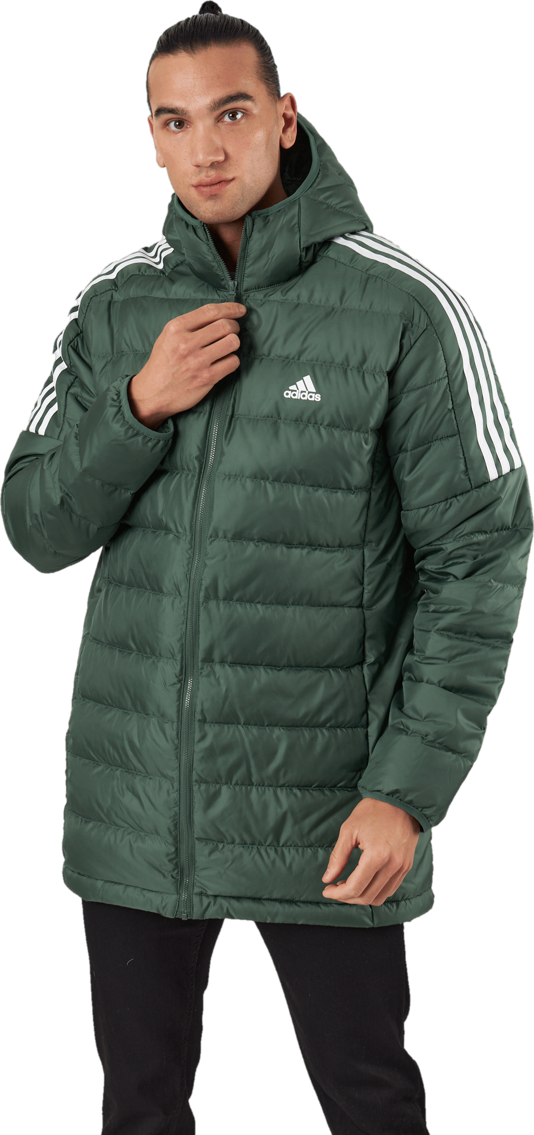 Ess Down Parka Greoxi, Male, Apparels, jackets, Green, M