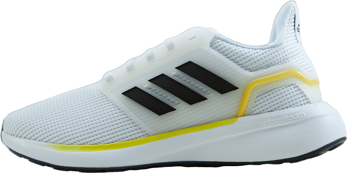 EQ19 Run Shoes Cloud White / Core Black / Beam Yellow, Male, Shoes, Running shoes, Running, White, UK 9