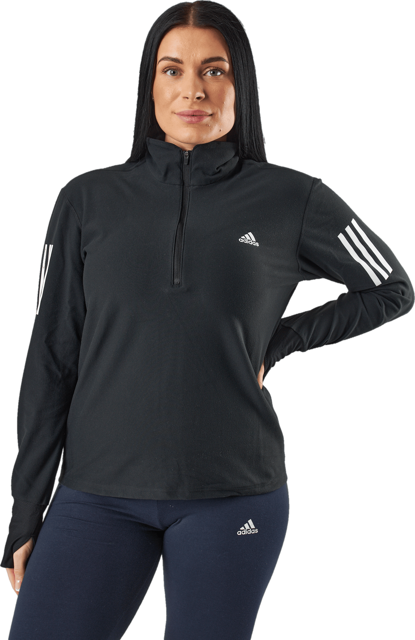 Otr 1/2 Zip W Black - Bild 2