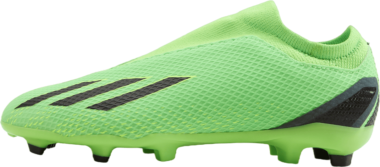 X Speedportal.3 Ll Fg J Sgreen/cblack/syello, Unisex, Shoes, Football shoes, Soccer, Green, UK 5,5
