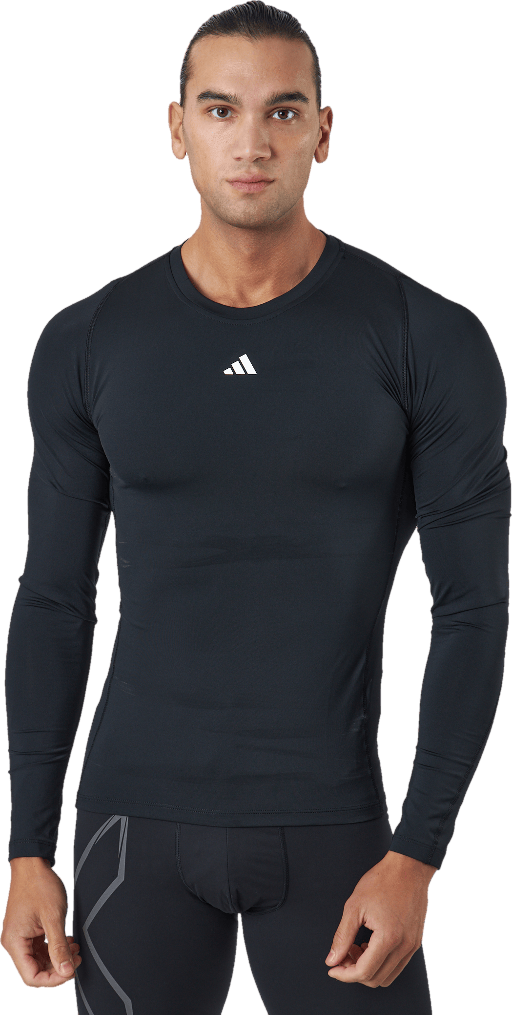 Techfit Training Long-Sleeve Top Black, Male, Kläder, Skjortor, Träning, Svart, XL