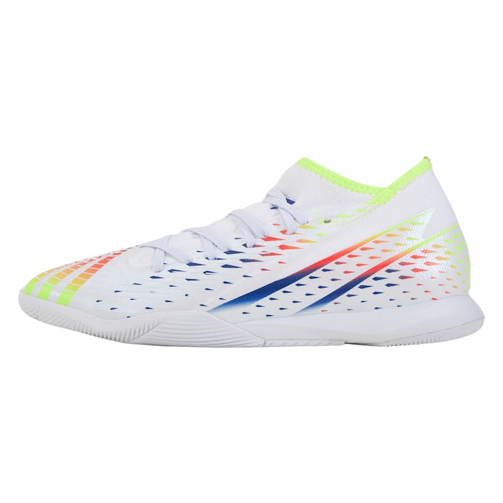 Predator Edge.3 In Ftwwht/syello/poblue, Unisex, Schoenen, Training schoenen, Voetbal, Wit, EU 43 1/3