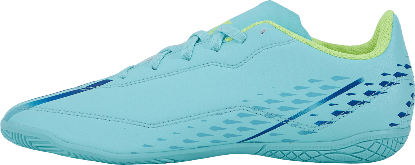 X Speedportal.4 In J Claqua/poblue/syello, Unisex, Skor, Fotbollskor, Fotboll, Blå, EU 38 2/3