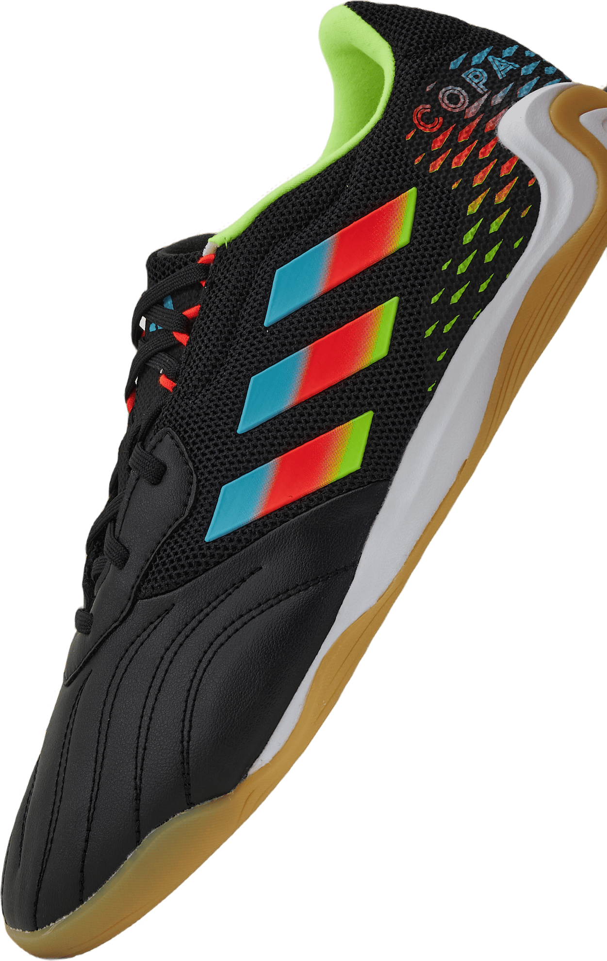 Copa Sense.3 Indoor Boots Core Black / Bright Cyan / Team Solar Yellow - Bild 6