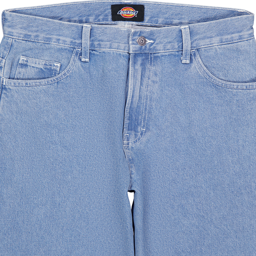 Double Knee Denim Pant Light Wash - Bild 3