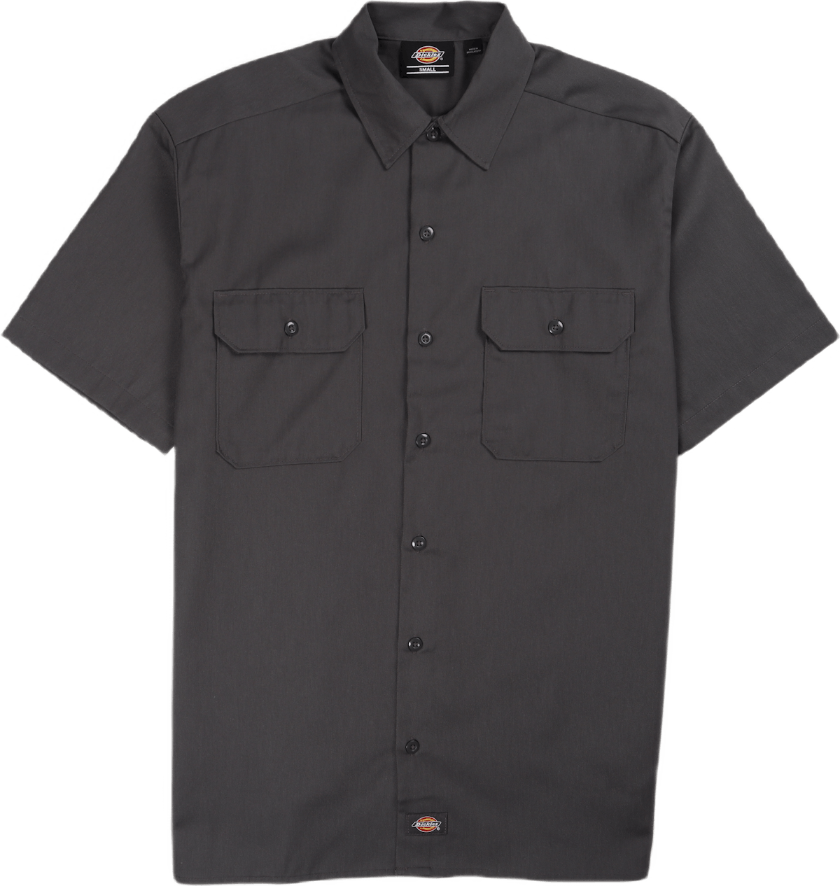 Work Shirt Ss Rec Charcoal Grey