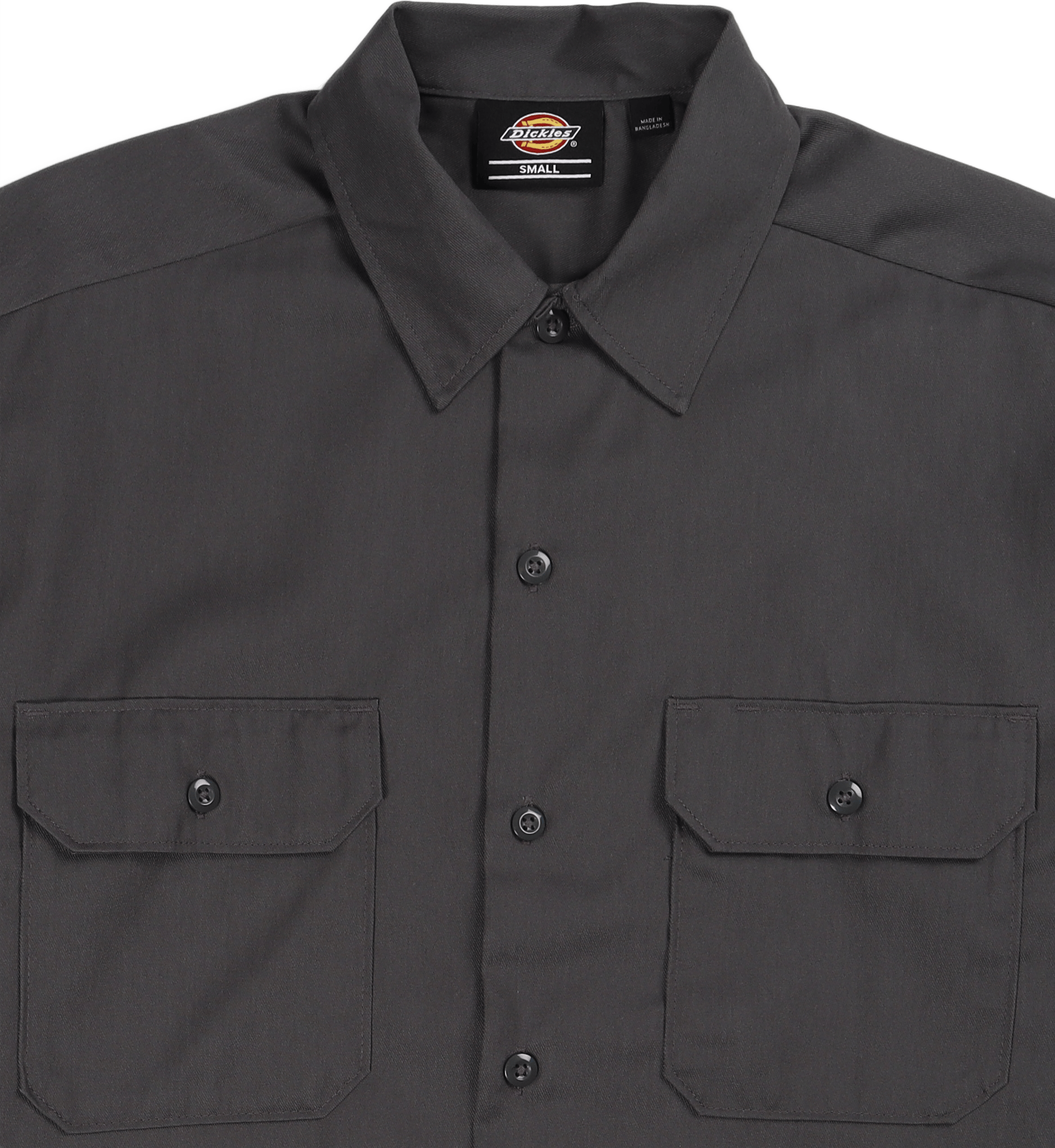 Work Shirt Ss Rec Charcoal Grey - Bild 2