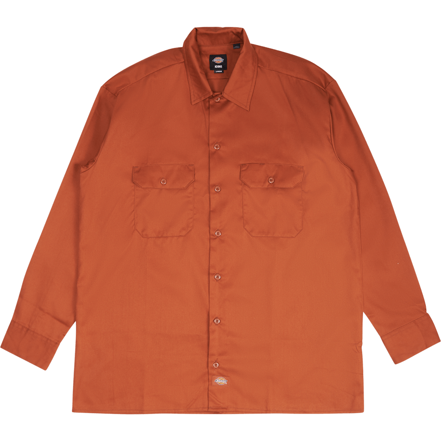 Work Shirt Ls Rec Gingerbread