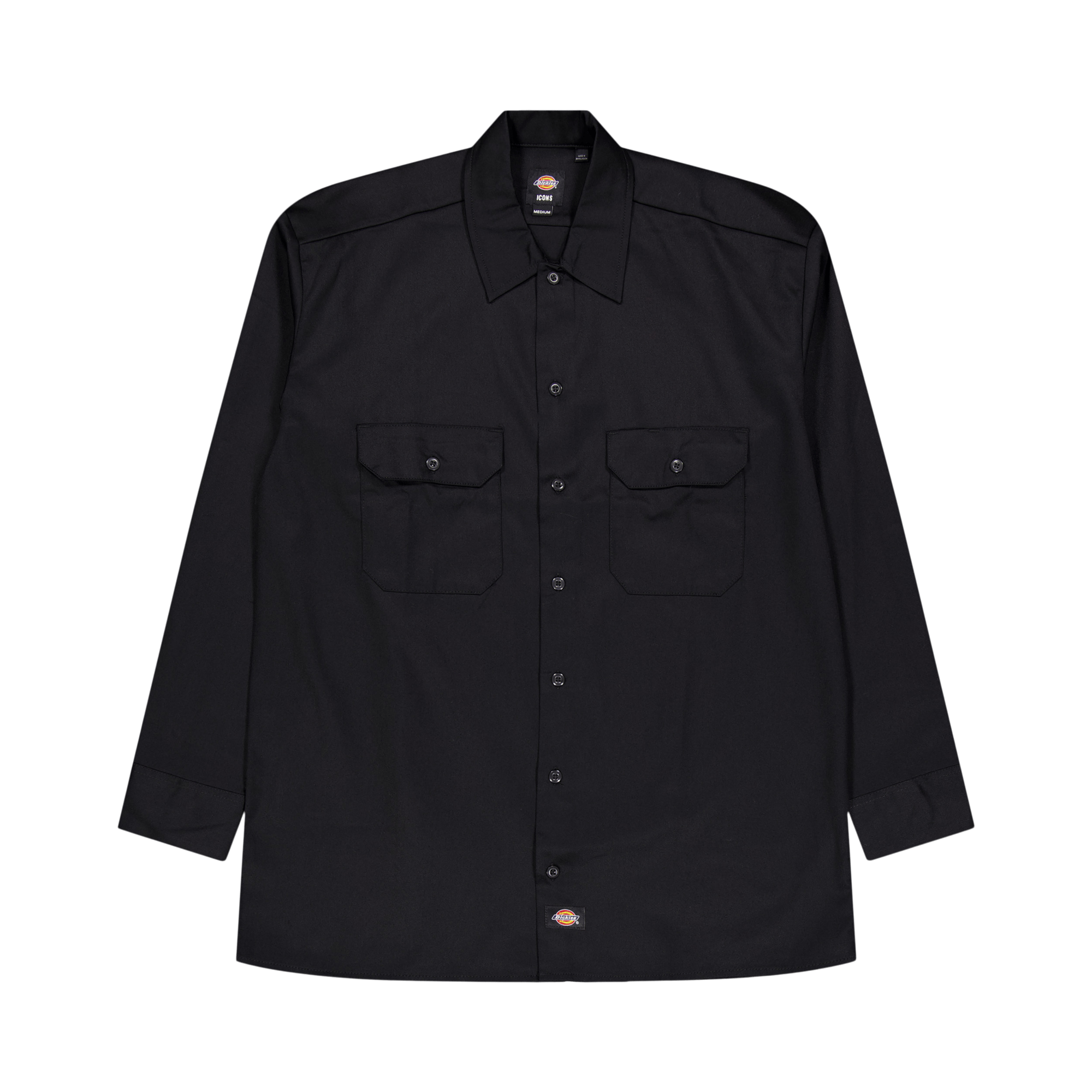 Work Shirt Ls Rec Black