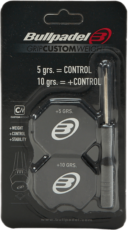 Gripweight 5/10g Black, Unisex, Utrustning, racketar, Padel, Svart, ONESIZE