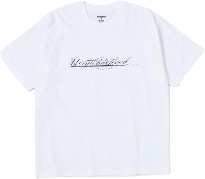 Dw / C-tee . Ss White, Male, Vêtements, manche courte, Blanc, M