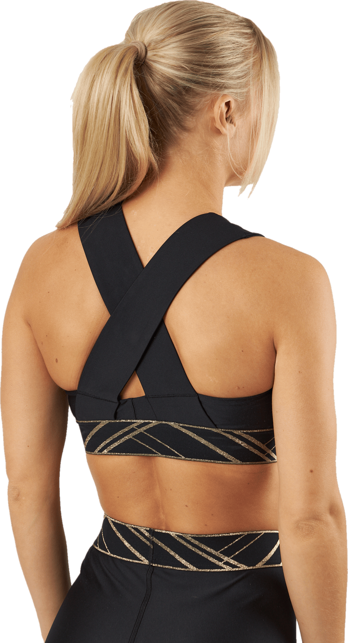 Mid Impact Deco Glam Bra Puma Black-deco Glam - Bild 3