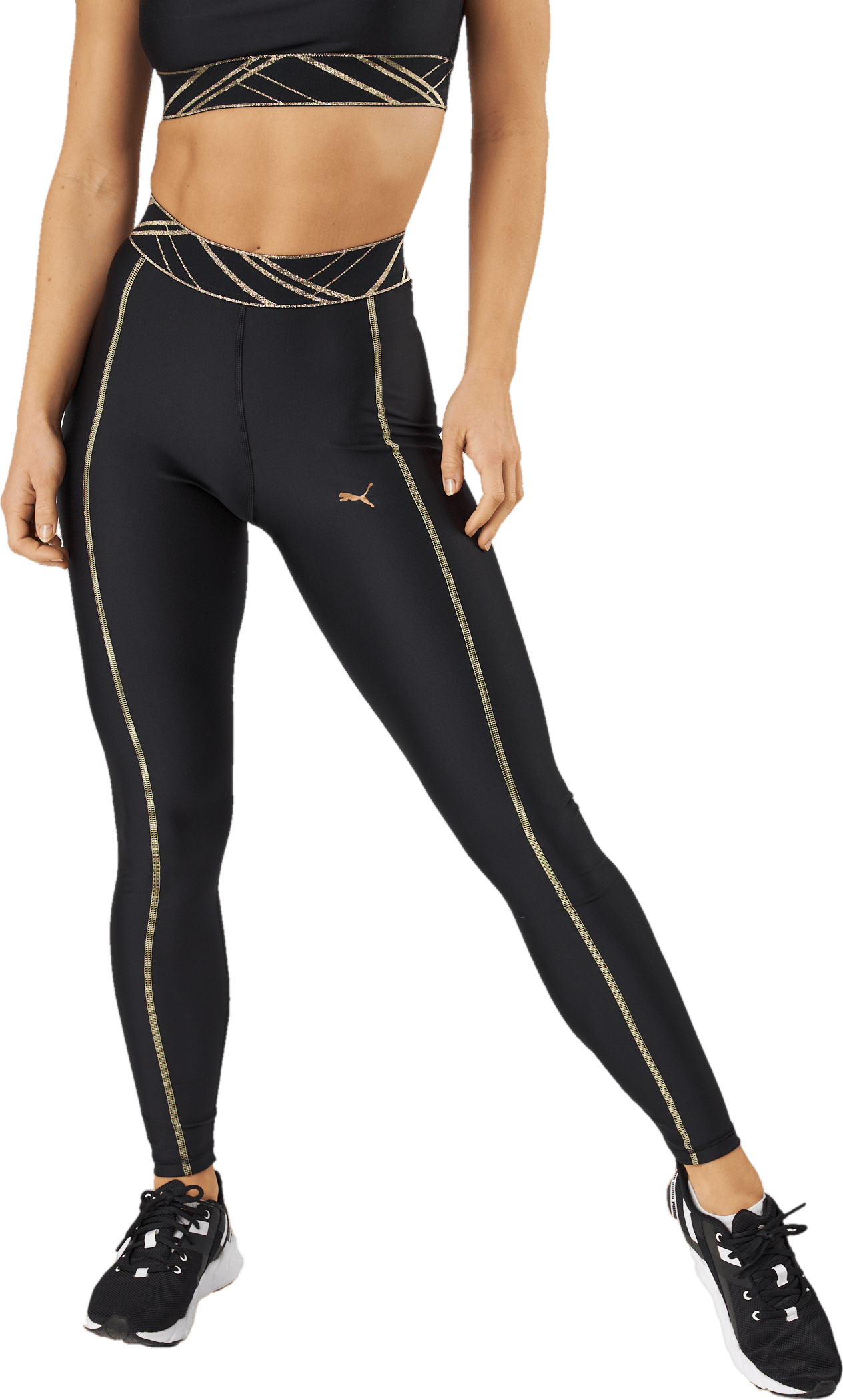 Deco Glam High Waist Full Tigh Puma Black-deco Glam - Bild 2