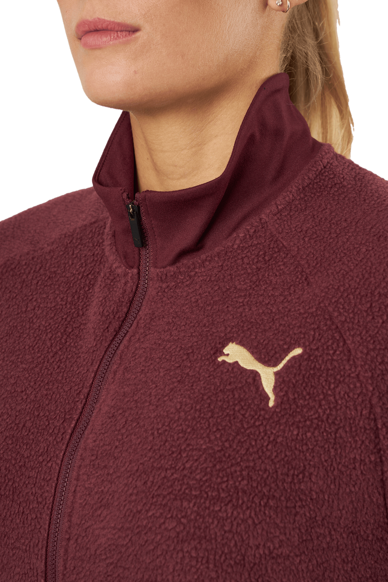 Puma Fit Sherpa Jacket Aubergine-puma Black - Bild 4